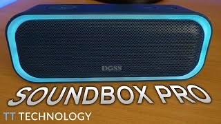 DOSS SOUNDBOX PRO REVIEW  Portable Speaker With Stereo Pairing [upl. by Yanel167]