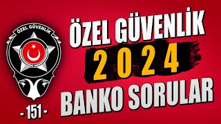 Özel Güvenlik 2024 Sınav Soruları  Özel Güvenlik Sınav Soruları [upl. by Tallbot]