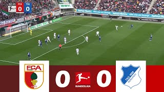 FC Augsburg gegen TSG Hoffenheim 00  Bundesliga 202425  Spielen Höhepunkte [upl. by Claudie602]