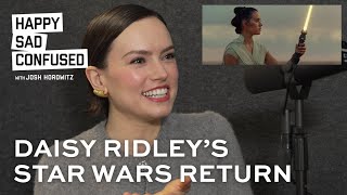 Daisy Ridley excited for quotfun directionquot of new STAR WARS film [upl. by Slaughter]