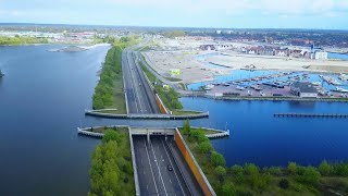 WATER BRIDGE HARDERWIJK NORTH HOLLAND [upl. by Sarad]