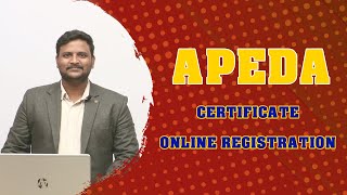 HOW TO APPLY FOR APEDA ONLINE REGISTRATION [upl. by Sorel]