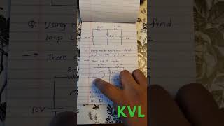 Kirchoffs voltage law with example Sign conventions electricalengineering electronics msbte [upl. by Ailito]