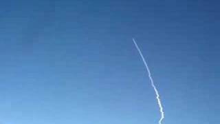 2007 Launch of Space Shuttle seen from aircraft [upl. by Ahsieni]