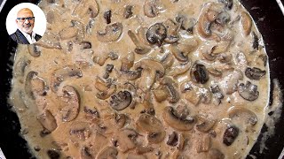 The Creamiest Most Delicious Mushroom Sauce Youll Ever Eat [upl. by Jacobson721]