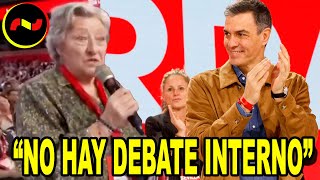 Militante BOICOTEA EL CONGRESO socialista “NO HAY DEBATE INTERNO” [upl. by Nosirrag494]