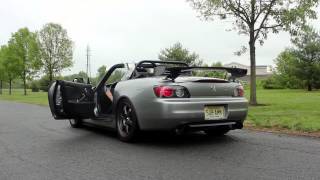 2003 Honda S2000 Amuse Titanium Dual R1 Exhaust [upl. by Saixela]