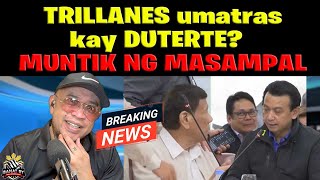 TRILLANES natakot kay DUTERTE MUNTIK NG MASAMPAL [upl. by Kingdon]