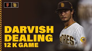 Yu Darvish dominant with 12 strikeouts vs Giants [upl. by Hakeem]