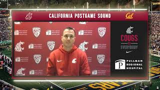 WSU Football Jake Dickert California Postgame 111123 [upl. by Hughett]