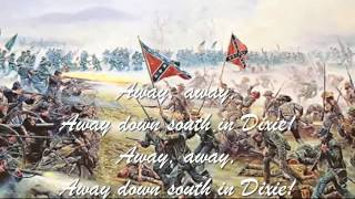 Confederate Song  I Wish I Was In Dixie Land with lyrics [upl. by Sikata]