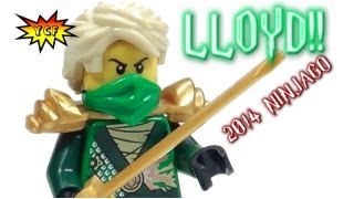 2014 LEGO Ninjago Minifigure Lloyd Review from 70722 [upl. by Alaine]