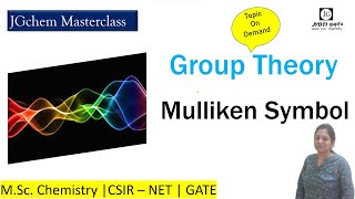 Mulliken Symbol for Irreducible Representation  Group Theory  Physical Chemistry  MSc chemistry [upl. by Alyled]