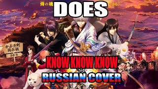 Gintama 銀魂 OP17  DOES  KNOW KNOW KNOW Russian cover [upl. by Decca293]