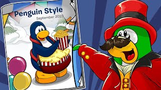 Club Penguin Legacy September 2023 Catalog Secrets 🎟️ 🎈 [upl. by Naejamron]