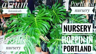 Road trip to 7 nurseries in Portland  Plant Shopping [upl. by Adnirb]