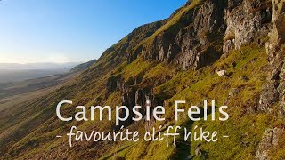 Campsie Fells Longest Cliff Hill Hike Scottish Hill Range [upl. by Pulchi66]