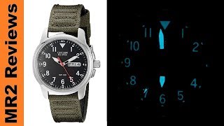 Citizen EcoDrive BM818003E Solar Powered Field Watch 10 Year Review 2018 [upl. by Elane864]