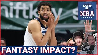 Intro To Fantasy Basketball  Karl AnthonyTowns Julius Randle amp Dante DiVincenzo Trade Impact [upl. by Zosema]