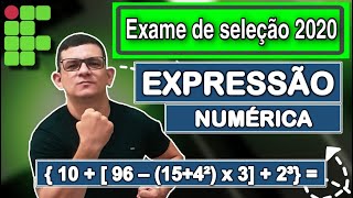 IF  2020  8° AULA  EXPRESSÃO NUMÉRICA IFRN IFNMG IFMA IFRJ IFAL IFPE IFBA IFES IFRJIFGO [upl. by Olonam]