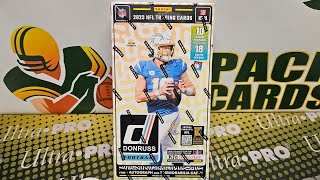 2023 Donruss Football Hobby Box Opening 1 Auto 1 Mem per Box Rated Rookies [upl. by Hebbe]