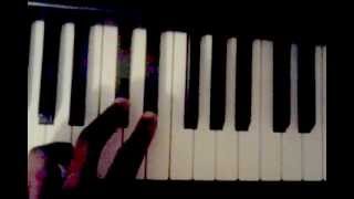 How to play G sharp major scale on piano [upl. by Ayela]