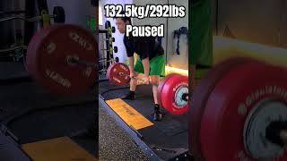 Day 293 Road to 500lbs Deadlift 4x6 paused deadlift gym recovery powerlifting [upl. by Kussell]