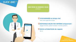 CLICKDOC PRO  téléconsultation agenda et rendezvous en ligne pour les professionnels [upl. by Yank]