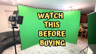 Looking for a portable green screen backdrop Quick Review of 8ft x 13ft Portable Large Green Screen [upl. by River]