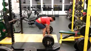 Side view 425x3 deadlift [upl. by Jordison228]