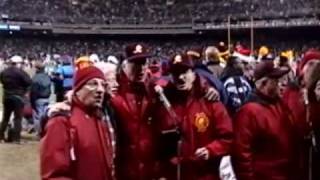 Last quotHail To the Redskinsquot played at RFK 12221996 filmed by Joe Vaghi [upl. by Ereynihc732]