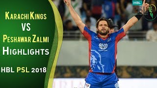 Full Highlights  Karachi Kings Vs Peshawar Zalmi  Match 7  25 February  HBL PSL 2018  PSL [upl. by Athiste665]