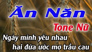 Ăn Năn Karaoke Tone Nữ Karaoke Mê Nhạc Sống Beat Mới [upl. by Ynaffit573]