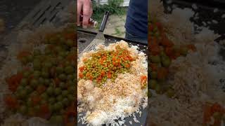 Quick amp Easy Chicken amp Shrimp Fried Rice on the Flattop Griddle  Let’s Go [upl. by Molly]