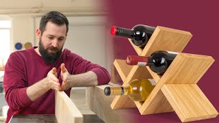 Weinregal selber bauen  DIY Tischlermeister Anleitung [upl. by Files]