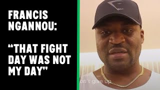 Francis Ngannou on Anthony Joshua fight day I was sweating but I felt asleep [upl. by Pablo999]