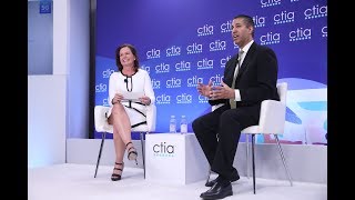 FCC Chairman Ajit Pai amp CTIA CEO Meredith Attwell Baker  CTIA 5G Summit [upl. by Havstad]