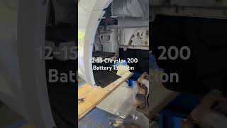 20122015 Chrysler 200 battery location [upl. by Vaules519]