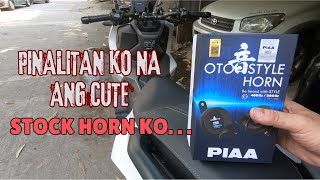 PIAA HORN INSTALLATION  HONDA ADV 160 [upl. by Natsyrt379]