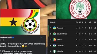 🔴GHANA HAD FAILED TO QUALIFY FOR AFCON 2025🔴NIGERIA COULD MISS OUT ON THE 2026 WORLD CUP [upl. by Enomas]