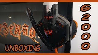 Kotion Each G2000 Pro Gaming Headset  Unboxing [upl. by Nennarb]