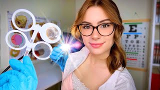 ASMR Eye Exam Roleplay Light Triggers for Sleep amp Relaxation💡 [upl. by Lillis]