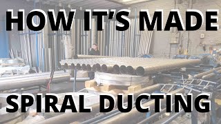 Spiral Duct Machine  Manufacturing Spiral Pipe [upl. by Bigg]