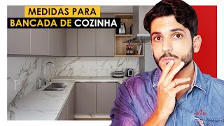 QUAIS AS MEDIDAS PARA BANCADA DE COZINHA [upl. by Irvine]