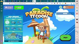 PLAY TO EARN GAMES Paradise Tycoon [upl. by Nuahsel]