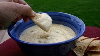 How To Make White Cheese Dip  A Creamy Cheesy Appetizer by Rockin Robin [upl. by Midas]