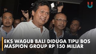 Dianggap Tidak Kooperatif Eks Wagub Bali Ditahan Polisi [upl. by Pepin]