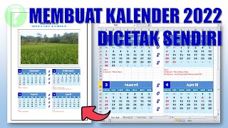 Cara Membuat Kalender Sendiri [upl. by Etteyniv383]