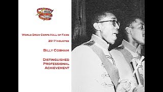 Billy Cobham  World Drum Corps Hall of Fame 2017 Inductee [upl. by Ardnosal]