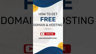 🌐 How to Get Free Domain and Hosting for Your Website  2024 Guide [upl. by Ivory578]